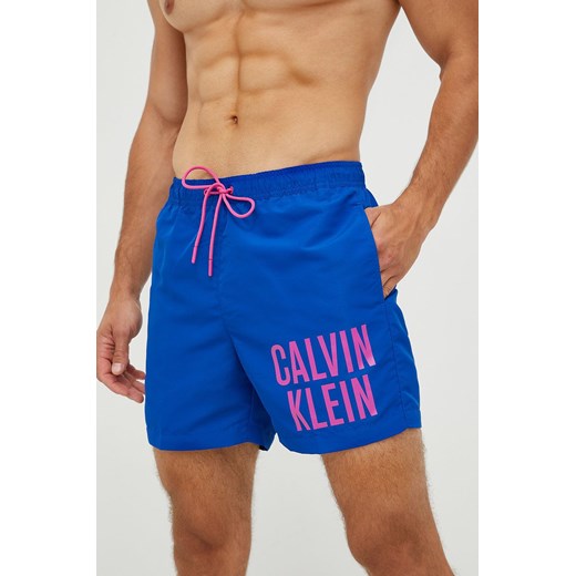 Calvin Klein szorty kąpielowe kolor granatowy Calvin Klein XXL ANSWEAR.com