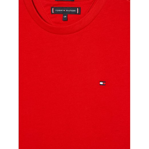 Tommy Hilfiger T-Shirt Essential KB0KB06879 D Czerwony Regular Fit Tommy Hilfiger 14Y MODIVO