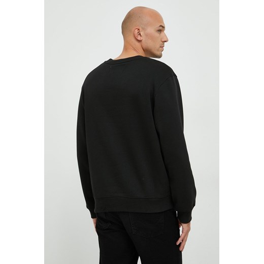 Calvin Klein Jeans bluza męska kolor czarny gładka L ANSWEAR.com