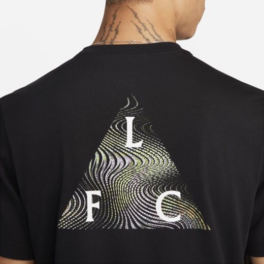 Męski T-shirt piłkarski Liverpool F.C. Ignite (wersja wyjazdowa) - Czerń Nike L Nike poland