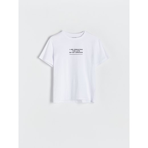 Reserved - Bawełniany t-shirt - Reserved 122 Reserved