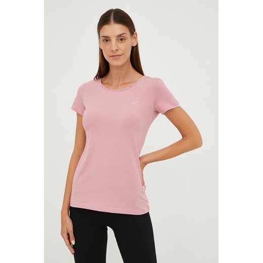 4F t-shirt damski kolor różowy XL ANSWEAR.com
