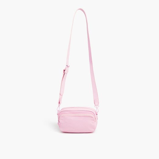 Cropp - Pastelowa torebka camera bag - Różowy Cropp Uniwersalny okazja Cropp