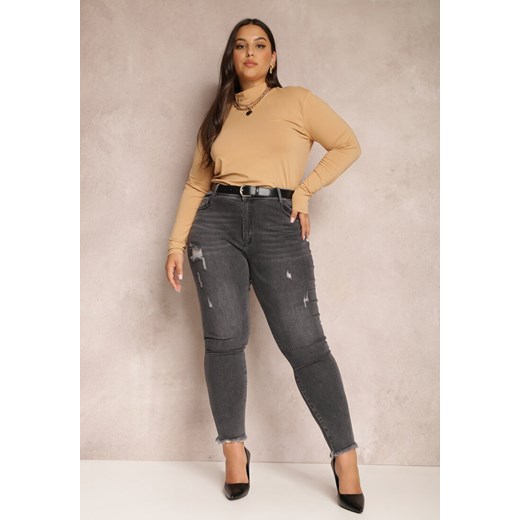 Sweter damski Renee casualowy z golfem
