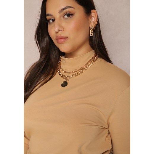 Sweter damski Renee casualowy z golfem