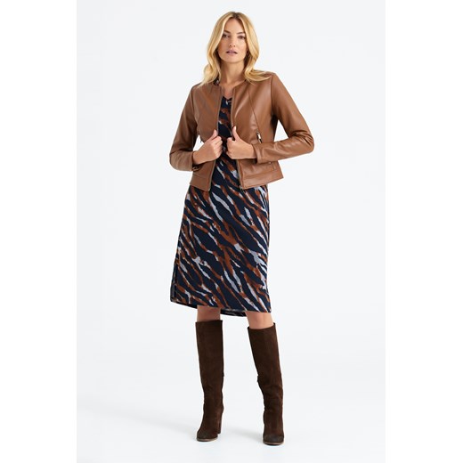 Kurtka z eko skóry, brązowa Greenpoint 46 Greenpoint.pl