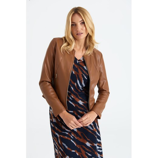 Kurtka z eko skóry, brązowa Greenpoint 38 Greenpoint.pl
