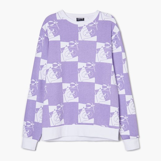 Cropp - Bluza Adventure Time - Biały Cropp S wyprzedaż Cropp