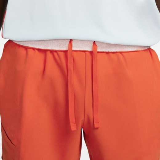 Męskie spodenki tenisowe 18 cm NikeCourt Dri-FIT ADV Slam - Pomarańczowy Nike 2XL okazja Nike poland