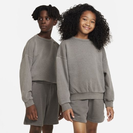 Bluza dresowa dla dużych dzieci Nike Sportswear Icon Fleece - Szary Nike L Nike poland