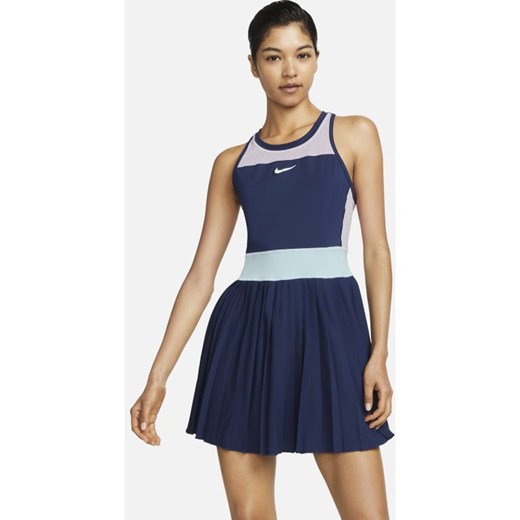 Damska sukienka do tenisa NikeCourt Dri-FIT Slam - Niebieski Nike L Nike poland