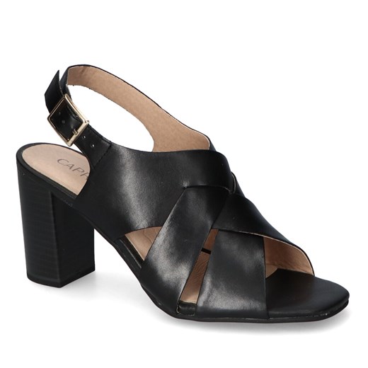 Sandały Caprice 9-28302-28/022 Czarne lico ze sklepu Arturo-obuwie w kategorii Sandały damskie - zdjęcie 142996818