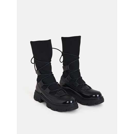 GATE Kombinowane sznurowane buty damskie 36 Gate 36 okazyjna cena gateshop