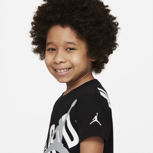 T-shirt dla małych dzieci z nadrukiem w stylu retro Jordan - Czerń Jordan 36 Nike poland