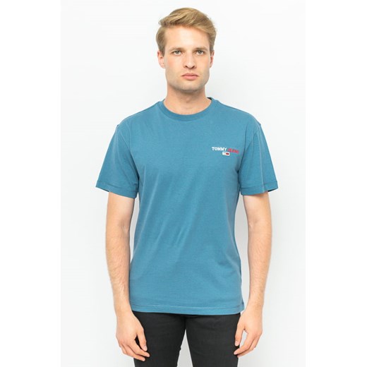 t-shirt męski tommy jeans dm0dm09401 niebieski Tommy Hilfiger XL Royal Shop promocja