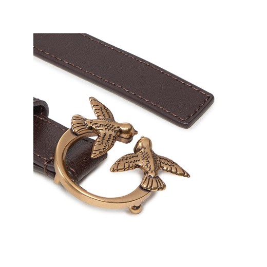 Pinko Pasek Damski Love Berry Simply H2 Belt AI 22-23 PLT01 1H212P Y5H7 Brązowy Pinko S MODIVO