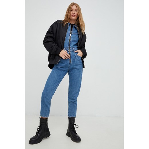 Answear Lab kurtka bomber damski kolor czarny przejściowa Answear Lab S ANSWEAR.com