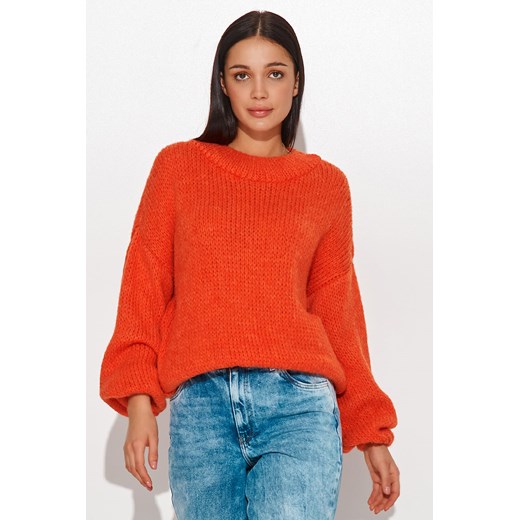 Sweter Damski Model NU_S81 Orange (uniwersalny) Numinou uniwersalny DobraKiecka