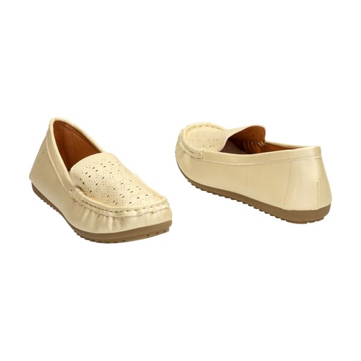 Złote mokasyny damskie SABATINA 422-K Suzana.pl 37 okazyjna cena suzana.pl