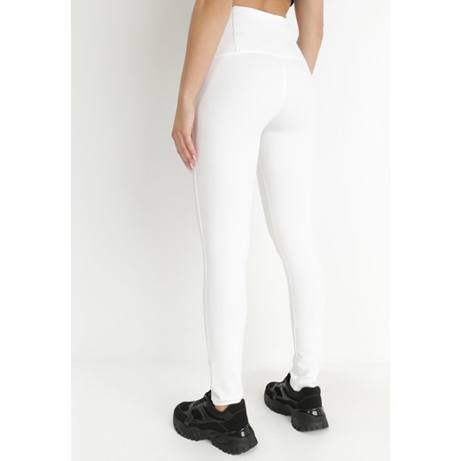 Białe Spodnie Skinny Ardouin S Born2be Odzież wyprzedaż