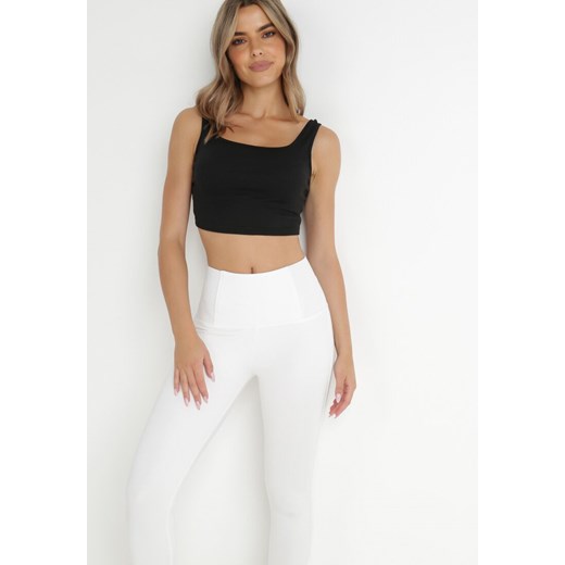 Białe Spodnie Skinny Ardouin XL Born2be Odzież promocja