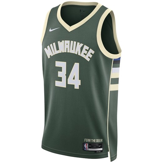 Koszulka Nike Dri-FIT NBA Swingman Milwaukee Bucks Icon Edition 2022/23 - Zieleń Nike S Nike poland