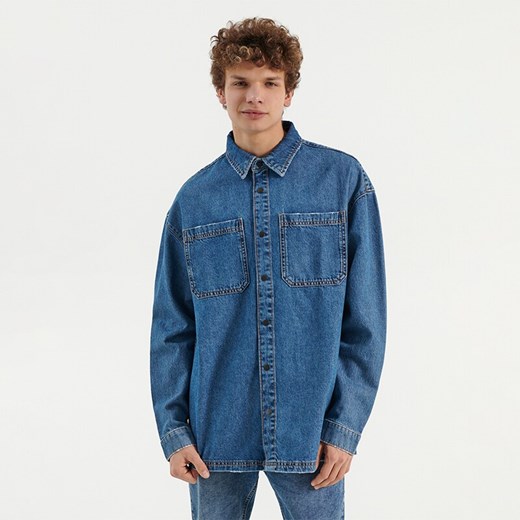 Koszula jeansowa - Niebieski House M wyprzedaż House