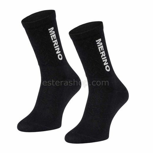 Skarpetki męskie Regina Socks czarne wełniane 