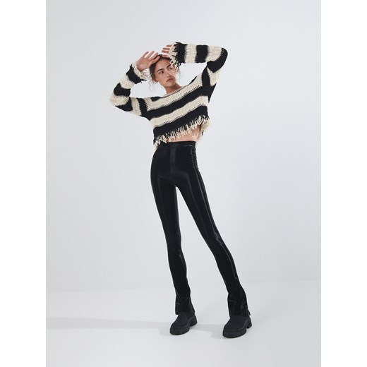 Reserved - Sweter z frędzlami - Wielobarwny Reserved L Reserved