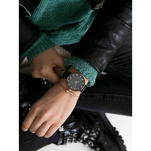 Zegarek "EAU-B021R" w kolorze czarnym Emily Westwood onesize promocja Limango Polska