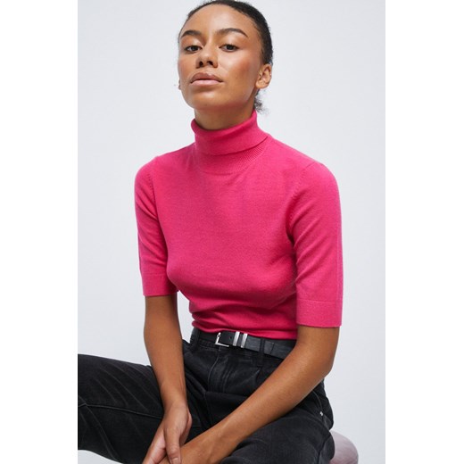 Sweter damski z krótkim rękawem różowy Medicine XS wearmedicine