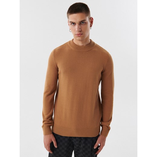 Cropp - Sweter z półgolfem - Beżowy Cropp S Cropp