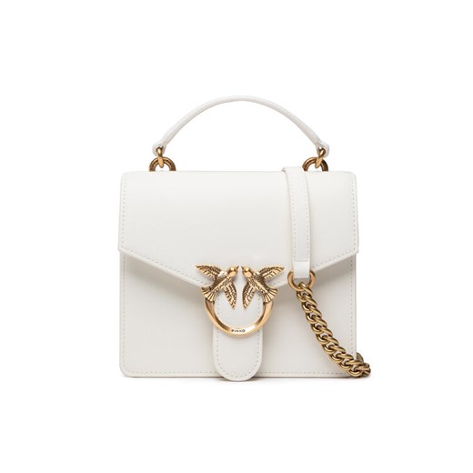 Pinko Torebka Love Mini Top Handle Simply 6 Cl AI 22-23 PLTT 1P22Z4 Y5H7 Biały Pinko 00 MODIVO