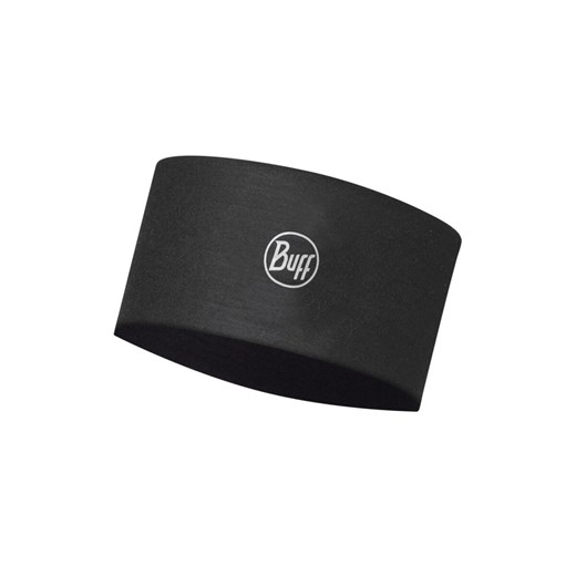 Opaska na głowę treningowa uniseks BUFF Coolnet UV+ Headband SOLID BLACK - czarna ze sklepu Sportstylestory.com w kategorii Opaski damskie - zdjęcie 143393975