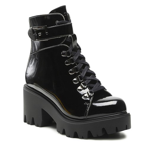 Botki ALTERCORE - Enid Vegan Black Patent Altercore 39 eobuwie.pl