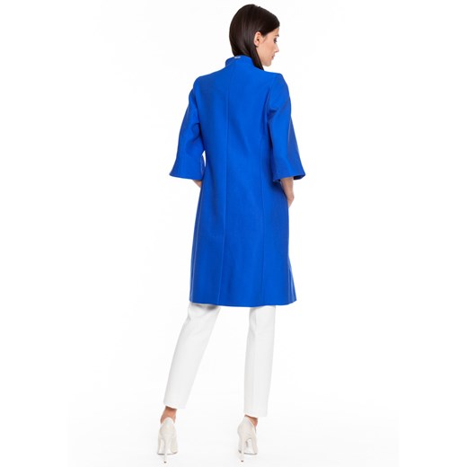 Płaszcz simple niebieski bawełniane