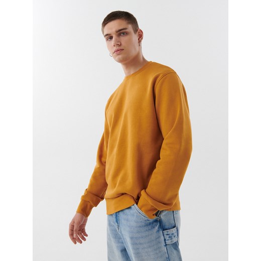 Cropp - Gładka żółta bluza UNISEX - Żółty Cropp XL Cropp