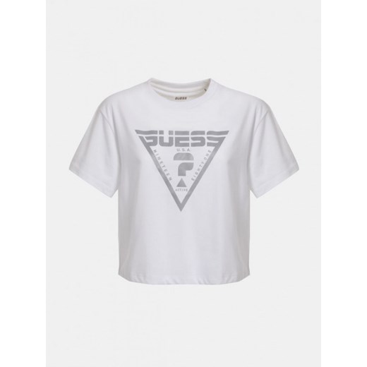 Damski t-shirt crop top GUESS CAREN Guess M okazja Sportstylestory.com