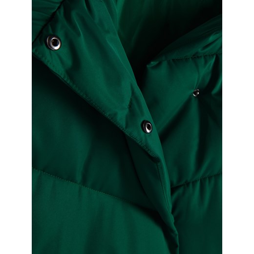 Reserved - Pikowany płaszcz - Zielony Reserved 46 Reserved