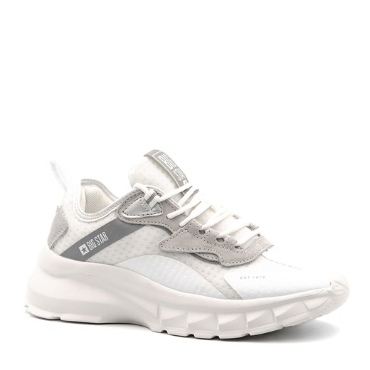 Buty sportowe damskie białe sneakersy na płaskiej podeszwie z tworzywa sztucznego wiosenne 