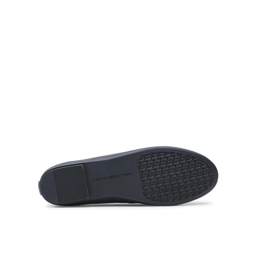 Tommy Hilfiger Baleriny Th Essentials Flat Ballerina FW0FW05782 Granatowy Tommy Hilfiger 36 wyprzedaż MODIVO
