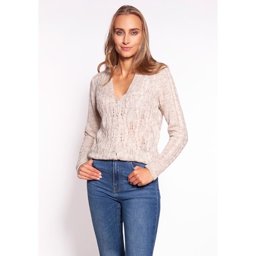 Sweter Damski Model SWE267 Beige (L) Mkm XL DobraKiecka