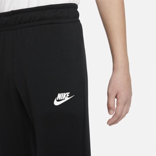 Dres z poliestru dla dużych dzieci Nike Sportswear - Czerń Nike S wyprzedaż Nike poland