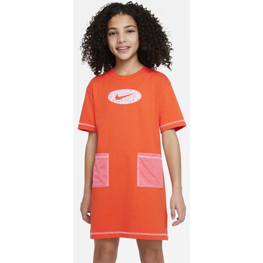 Sukienka z dżerseju dla dużych dzieci (dziewcząt) Nike Sportswear Icon Clash - Nike S Nike poland okazja