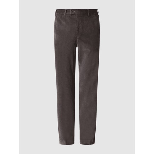 Spodnie o kroju regular fit ze sztruksu model ‘Parma’ Hiltl 58 Peek&Cloppenburg 