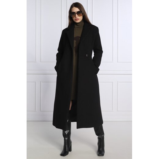 Płaszcz damski Trussardi czarny