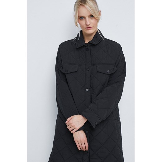 Płaszcz damski lekko ocieplony czarny Medicine XL wearmedicine