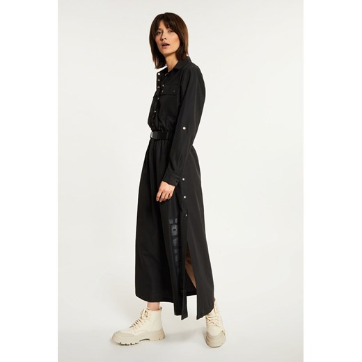 Sukienka maxi o koszulowym kroju 36 MONNARI