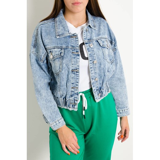 KURTKA JEANSOWA Z GUMĄ Olika M olika.com.pl