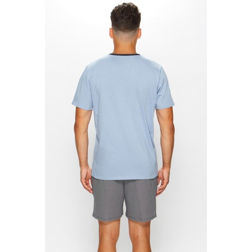 42/5-41u/666a748  Piżama męska, Kolor błękitno-szary, Rozmiar M, Fabio Undercare ze sklepu Intymna w kategorii Piżamy męskie - zdjęcie 143579598